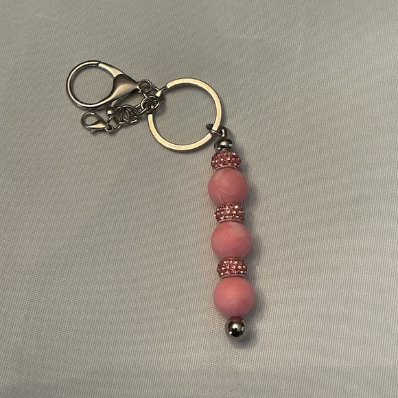 Beaded Key Ring - Picture 2 of 2